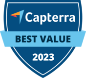 Capterra top ratings and best review badge for salon software